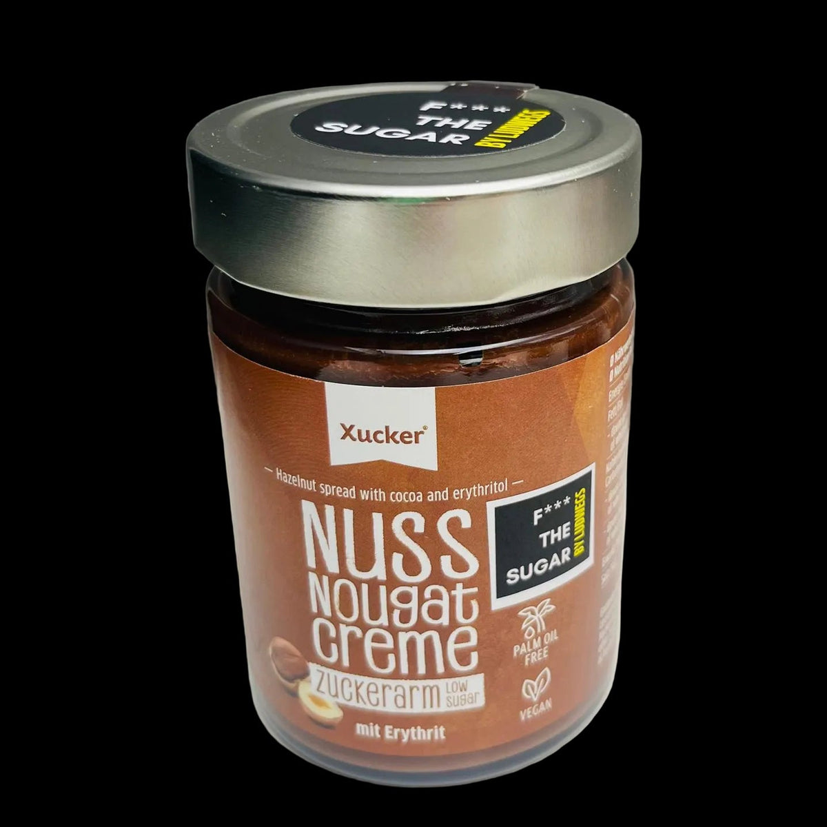 Nuss-Nougat-Creme – Mit Erythrit gesüßter Schokoaufstrich – Produktansicht