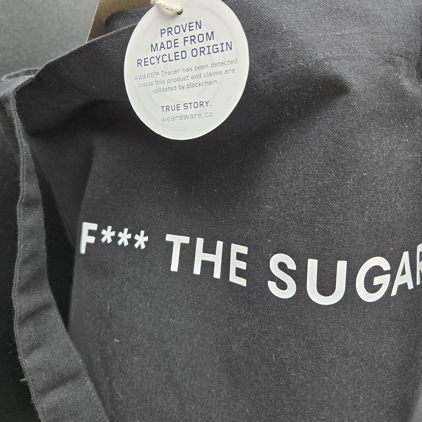 F*** THE SUGAR Einkaufstasche – Wiederverwendbare Tragetasche