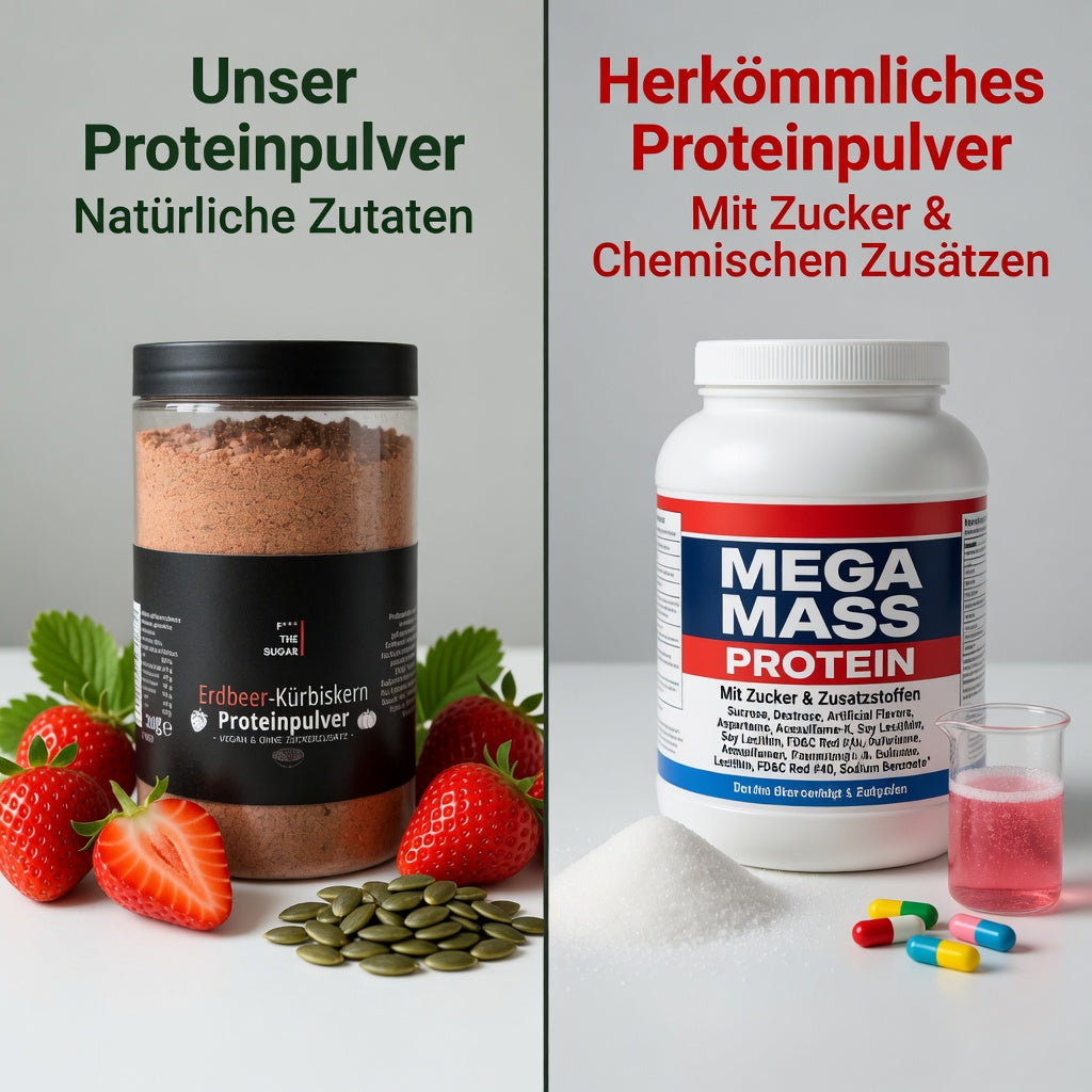 Erdbeer-Kürbiskern-Proteinpulver – Pflanzliches Proteinpulver