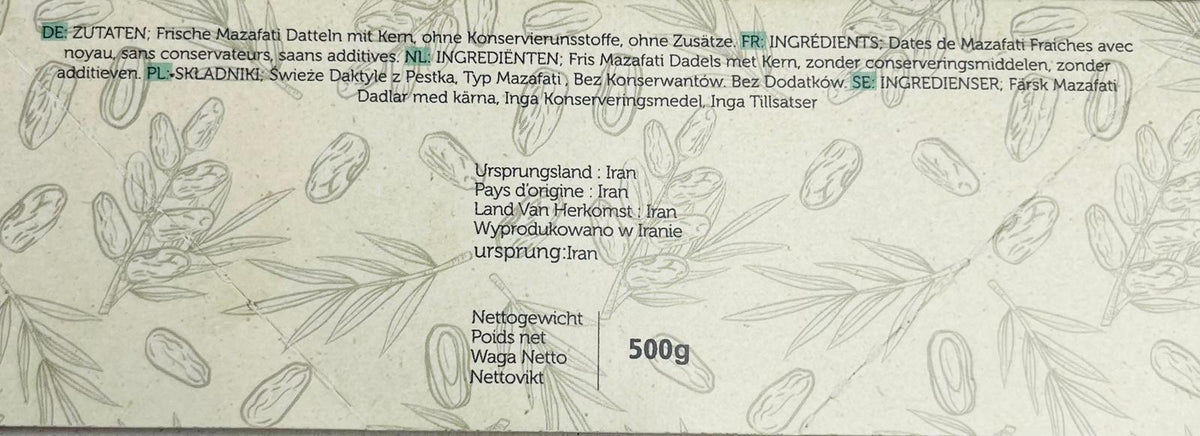 F*** THE SUGAR Mazafati Datteln – 500 g – Produktansicht 5