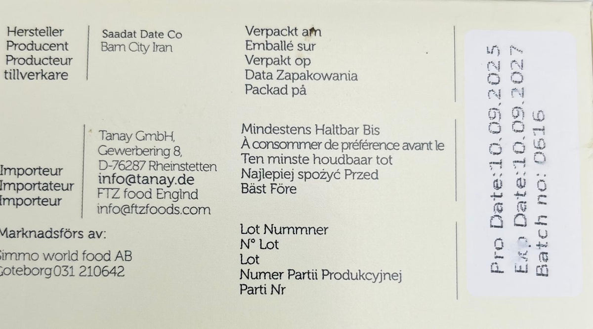 F*** THE SUGAR Mazafati Datteln – 500 g – Produktansicht 3