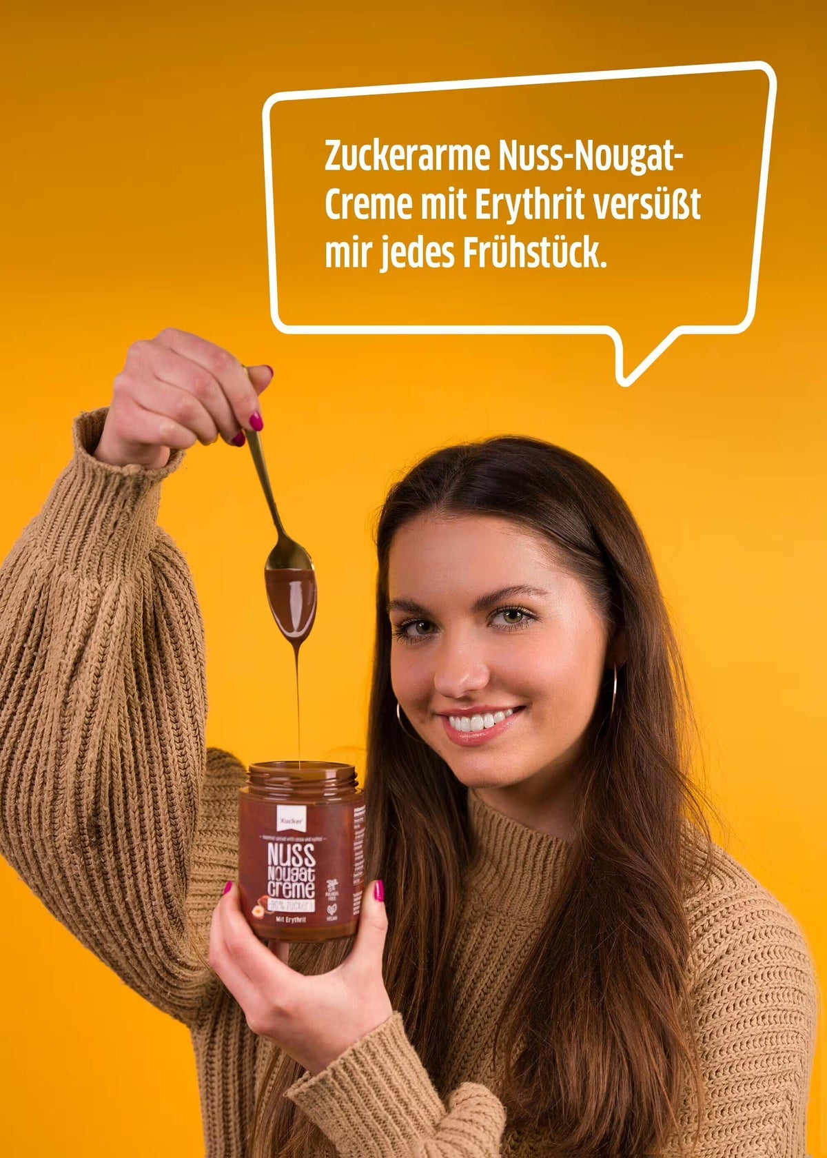 Nuss-Nougat-Creme – Mit Erythrit gesüßter Schokoaufstrich – Produktansicht 8