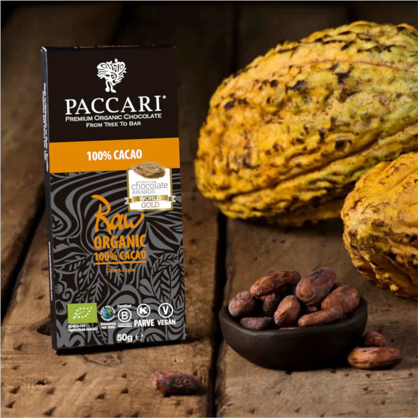 PACCARI | Rohe Bio Tafel 100% | Ecuador | 100% Kakao – Produktansicht 2