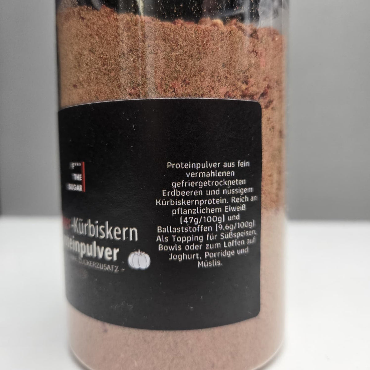 Erdbeer-Kürbiskern-Proteinpulver – Pflanzliches Proteinpulver – Produktansicht 5