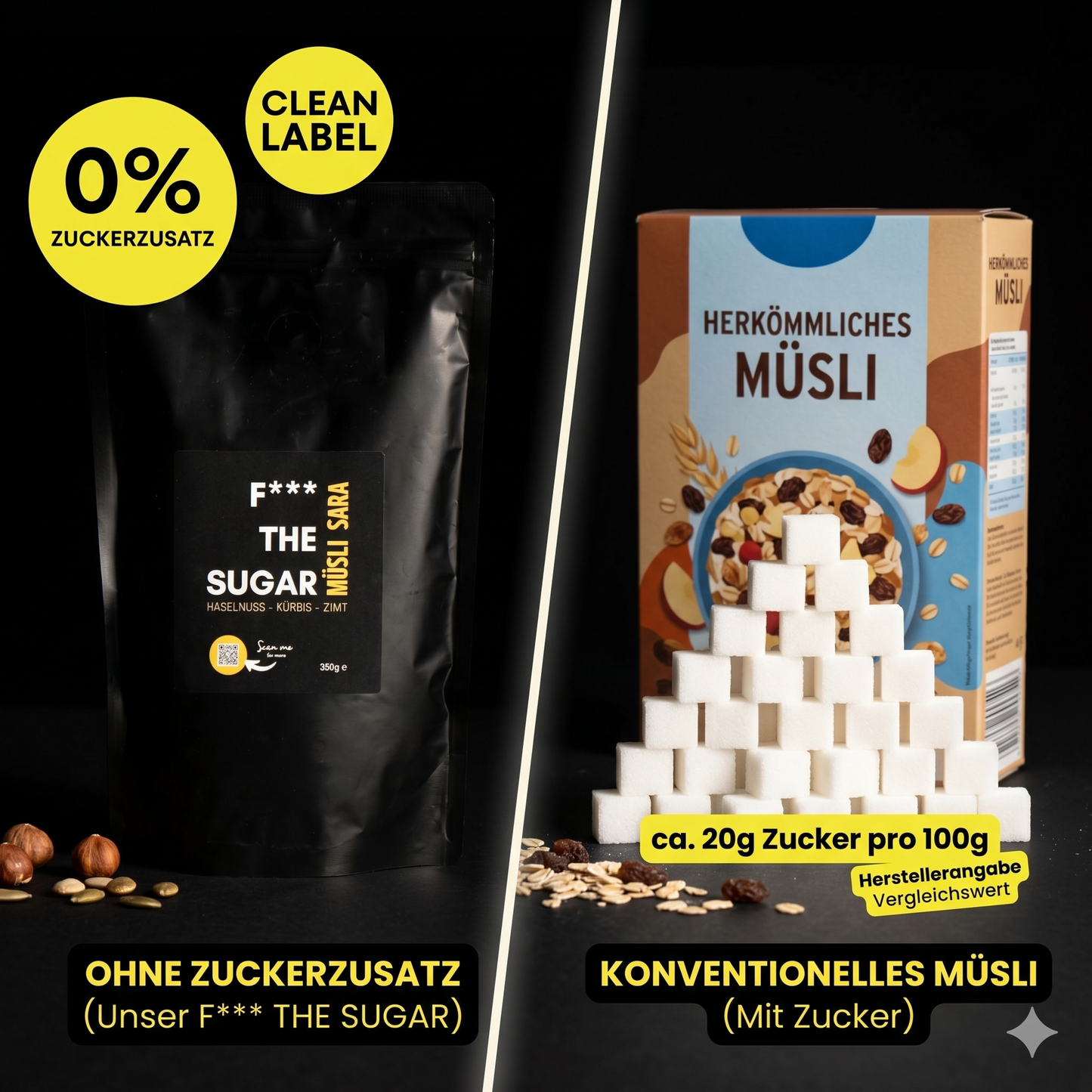 Müsli Sara – Haselnuss, Kürbis & Zimt